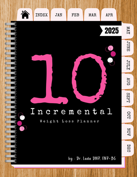 10 Incremental Weight Loss Planner - Digital